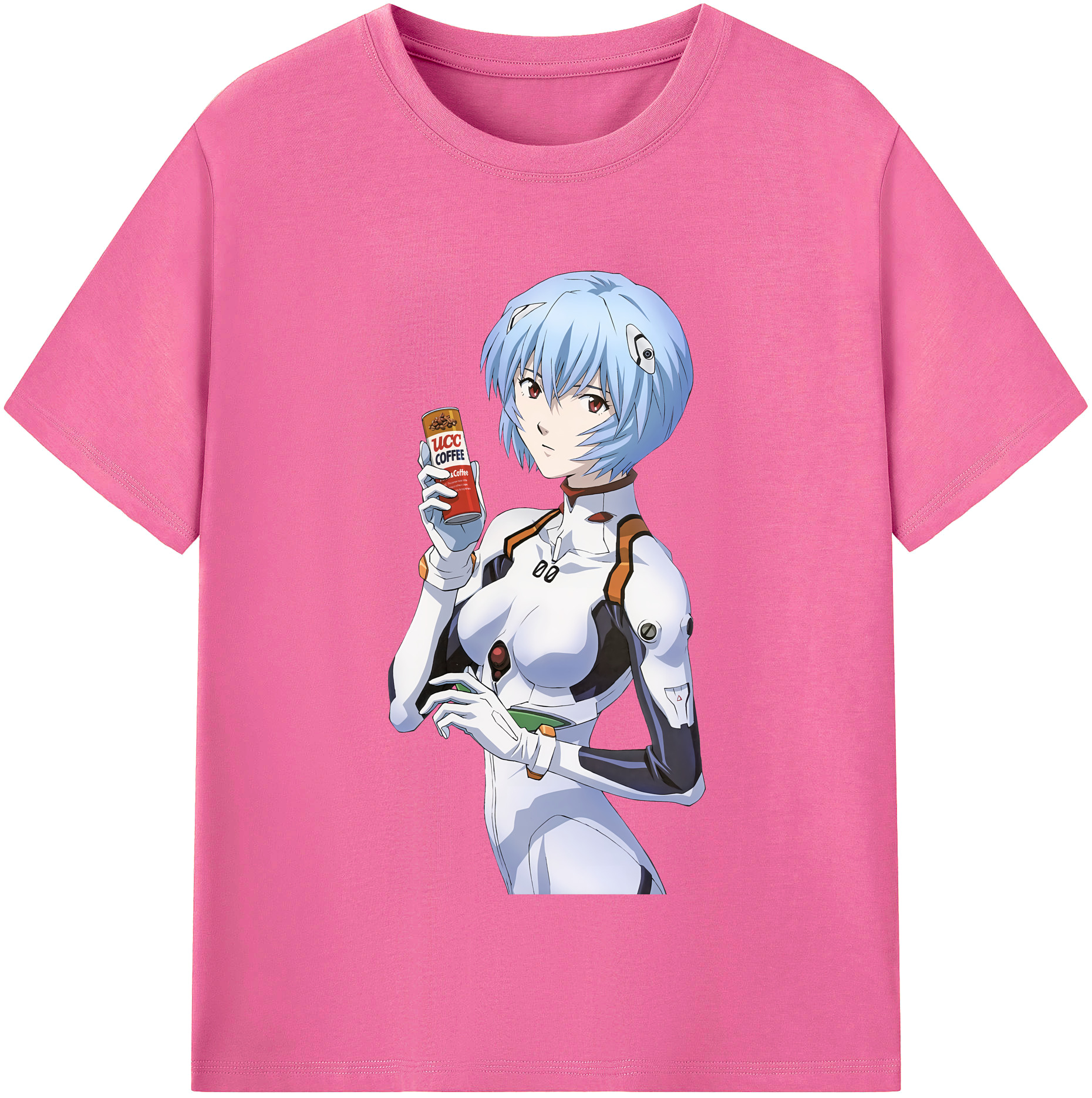 （画像用） EVA 新世紀エヴァンゲリオン レディースカジュアルプリントTシャツ（綿100％）